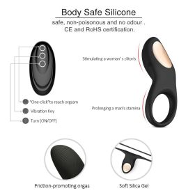 Remote Control Cock Ring for Erection Enhancing Long Lasting Male Adult Toys Sex for Men Male Pleasure Vibrators Penis rings Vibrating Penis Ring