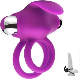 Cockrings Vibrations pour hommes Cockrings Vibrations en silicone;  anneau de plaisir pour vibrateur;  point G stimulant;  masseur de penis;  jou